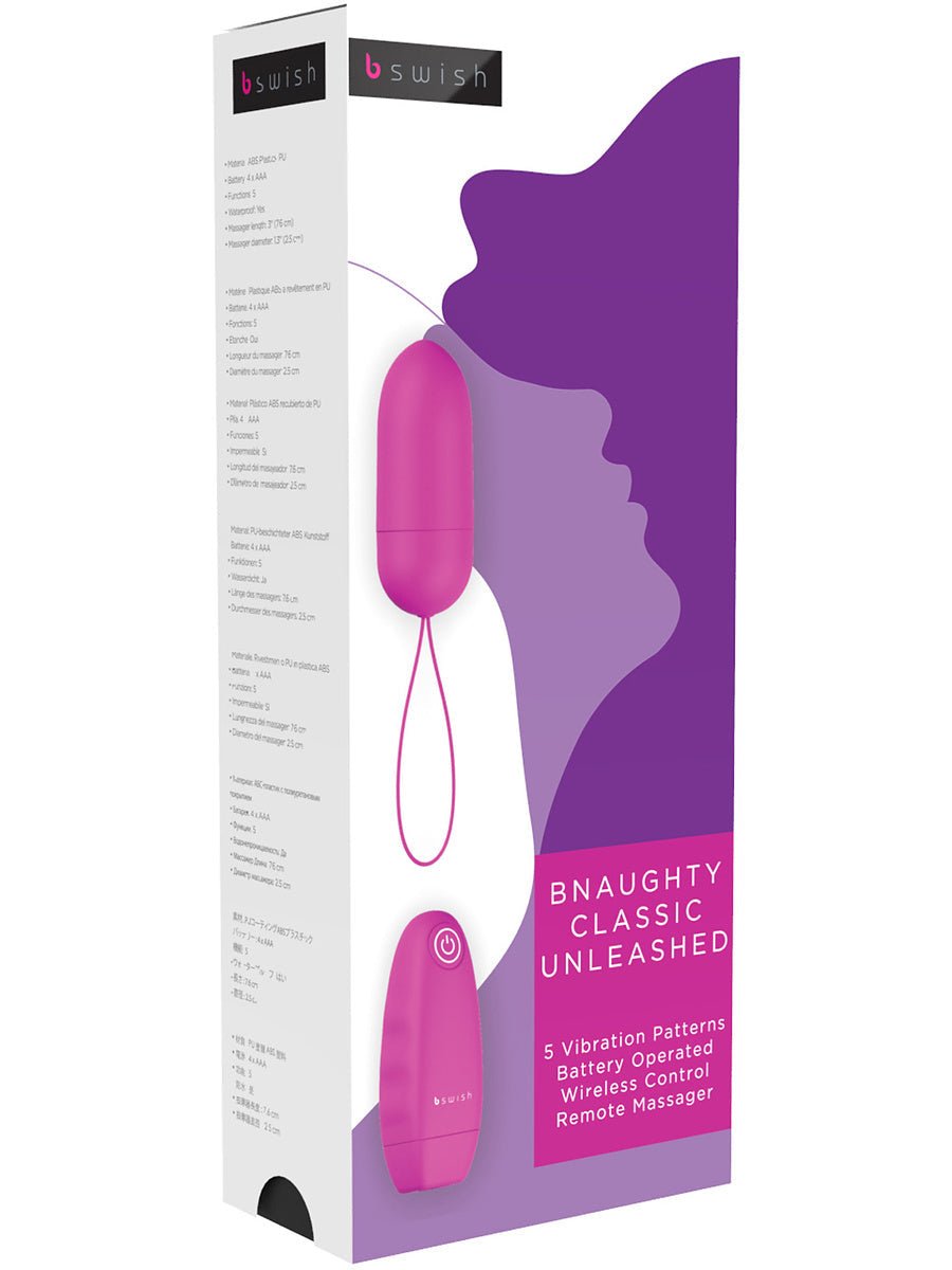 B Swish Bnaughty Classic Unleashed Bullet Vibrator