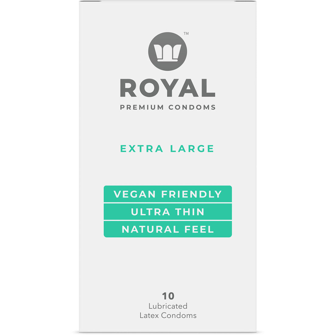 Royal Intimacy XL Vegan Condoms 10pk