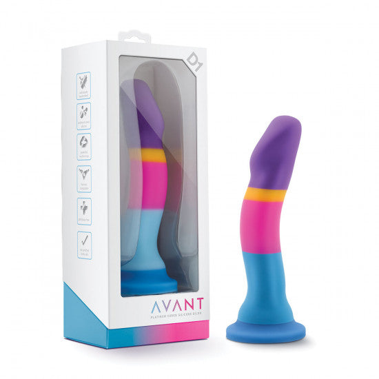 Avant D1 Hot 'n' Cool 6" Non-Porous Silicone Dildo