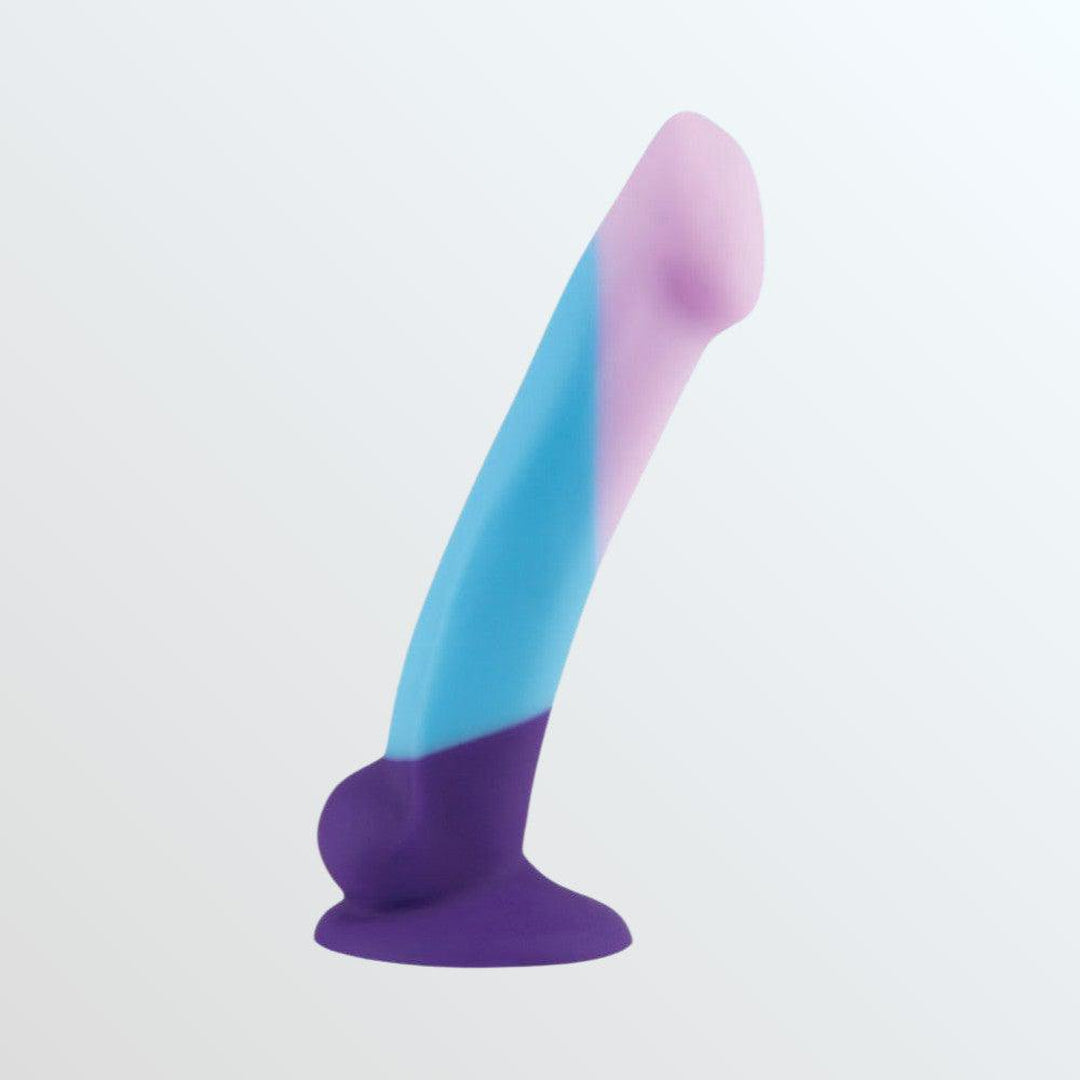 Avant D16 Purple Haze 6.5" Slim Non-Porous Silicone Dildo