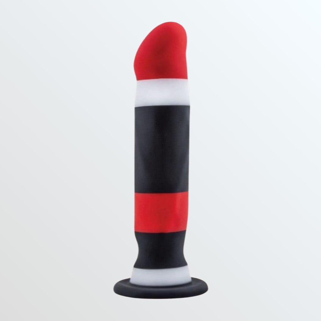 Avant D5 6.5" Straight Shaft Non-Porous Silicone Dildo - Sin City