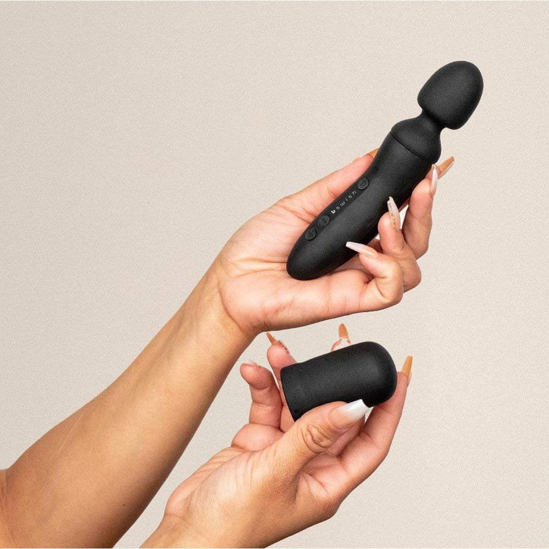 B Swish Bthrilled Premium Noir Black Wand Massager