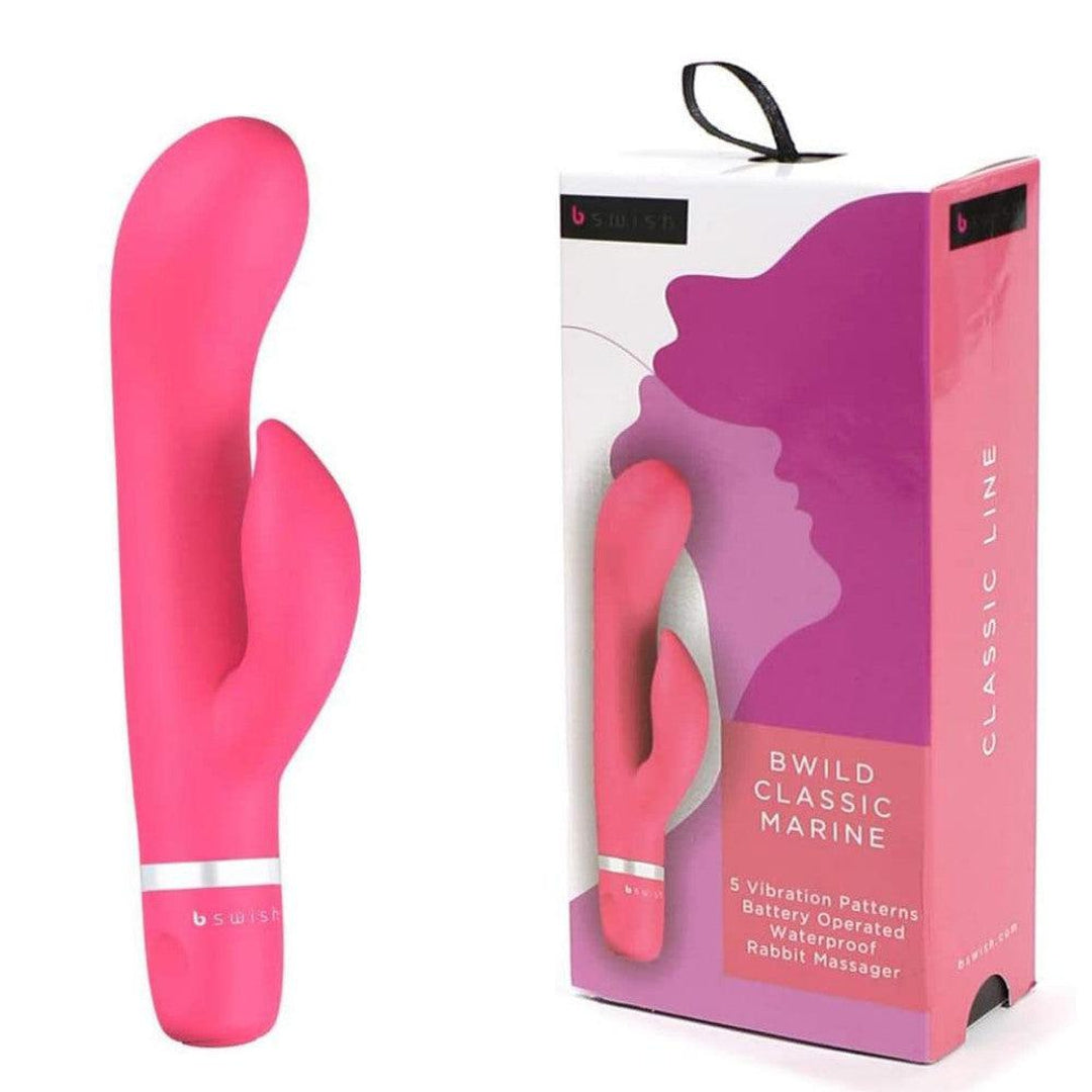 B Swish Bwild Classic Marine Rabbit Vibrator - Guava