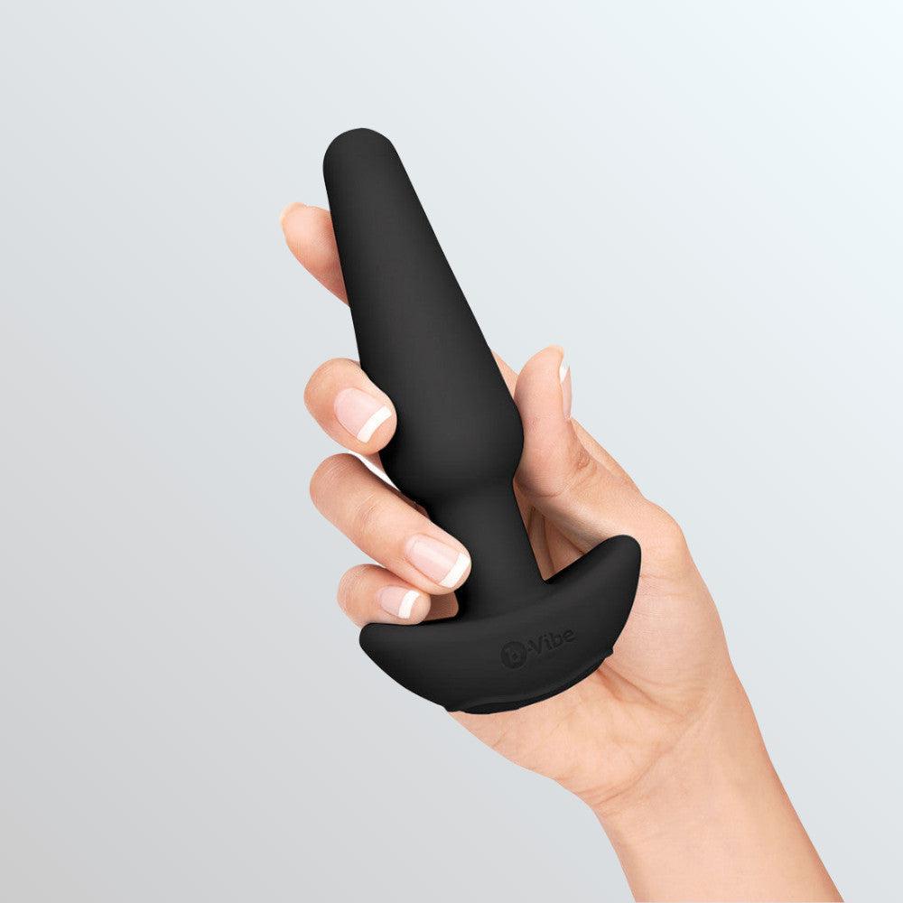 B-Vibe Anal Training Set of 3 Butt Plugs - Black