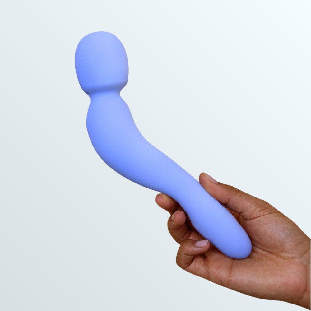 Dame Com Wand Massager - Periwinkle