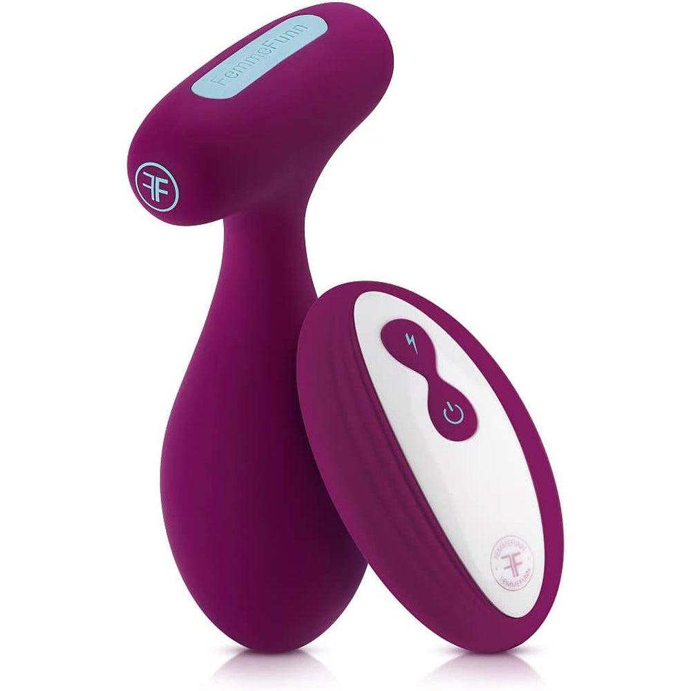 Femme Funn PLUA Vibrating Remote Control Butt Plug - Fuchsia