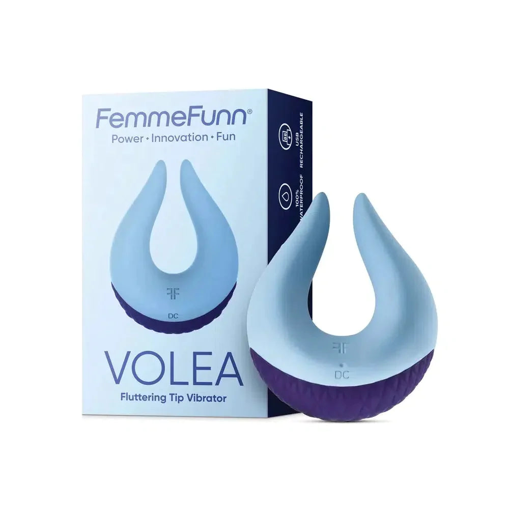 Femme Funn Volea Fluttering Tip Vibrator - Blue