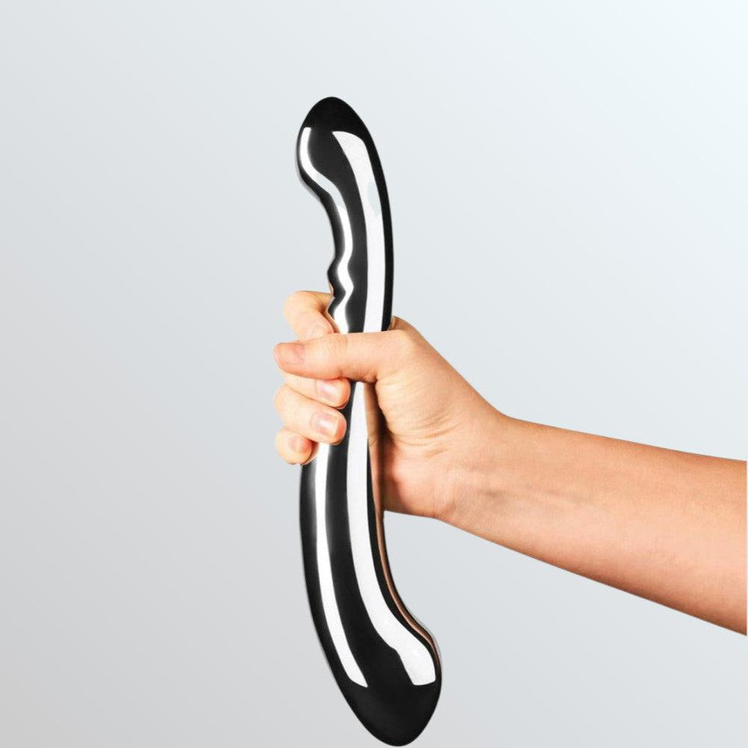 Le Wand Stainless Contour Metal G-Spot and Prostate Massager