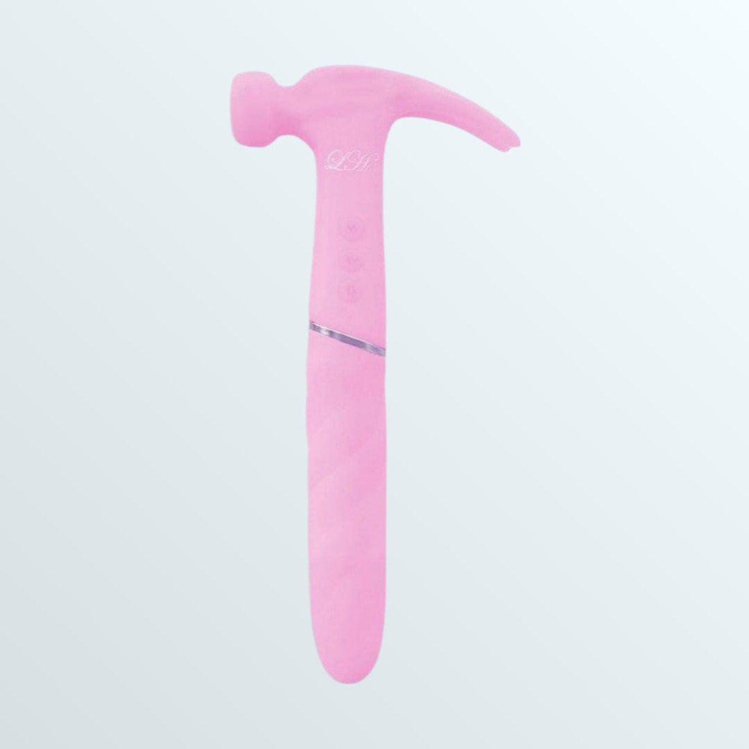 Love Hamma Thrusting Multi-Function Vibrator - Pink