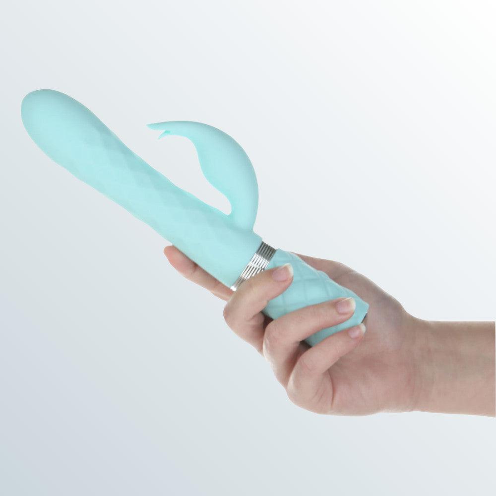 Pillow Talk Lively Dual-Motor Rabbit Vibrator - Teal