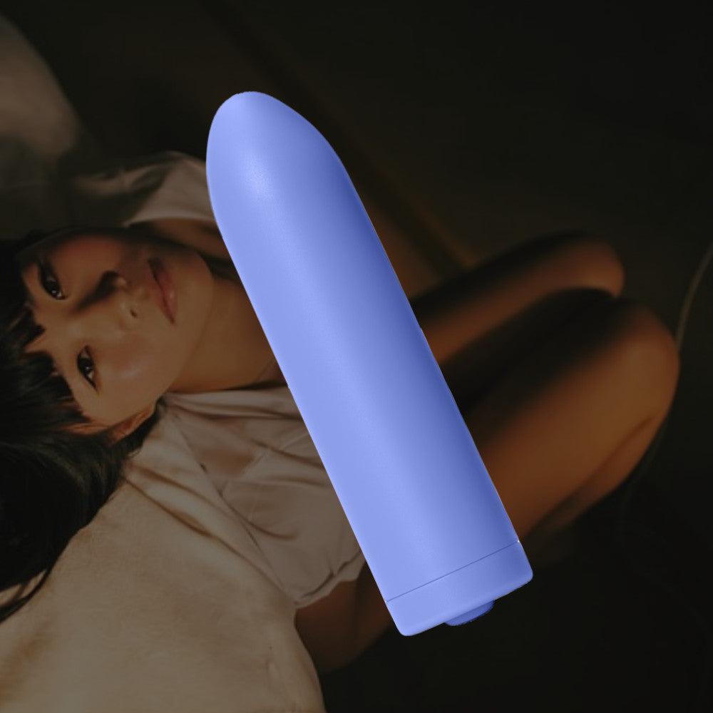 Zee Bullet Portable Clitoral Vibrator by Dame - Periwinkle